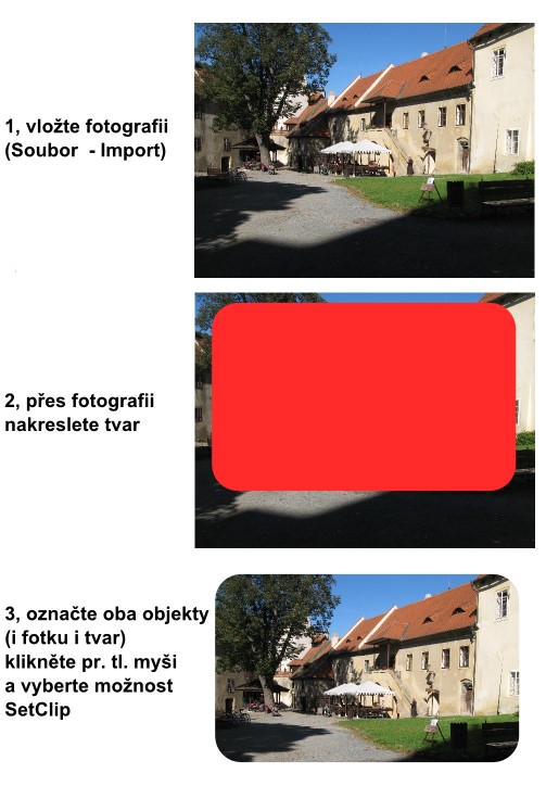 inkscape oříznutí fotografie