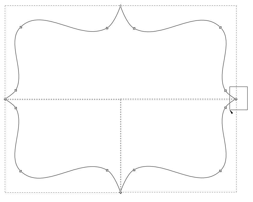 inkscape křivky a dekorace