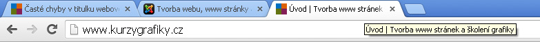 titulek webové stránky
