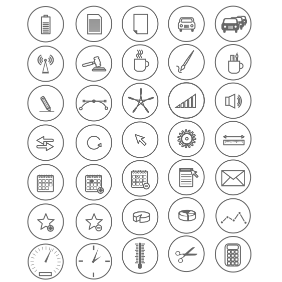 Webové ikony (SVG ke stažení)